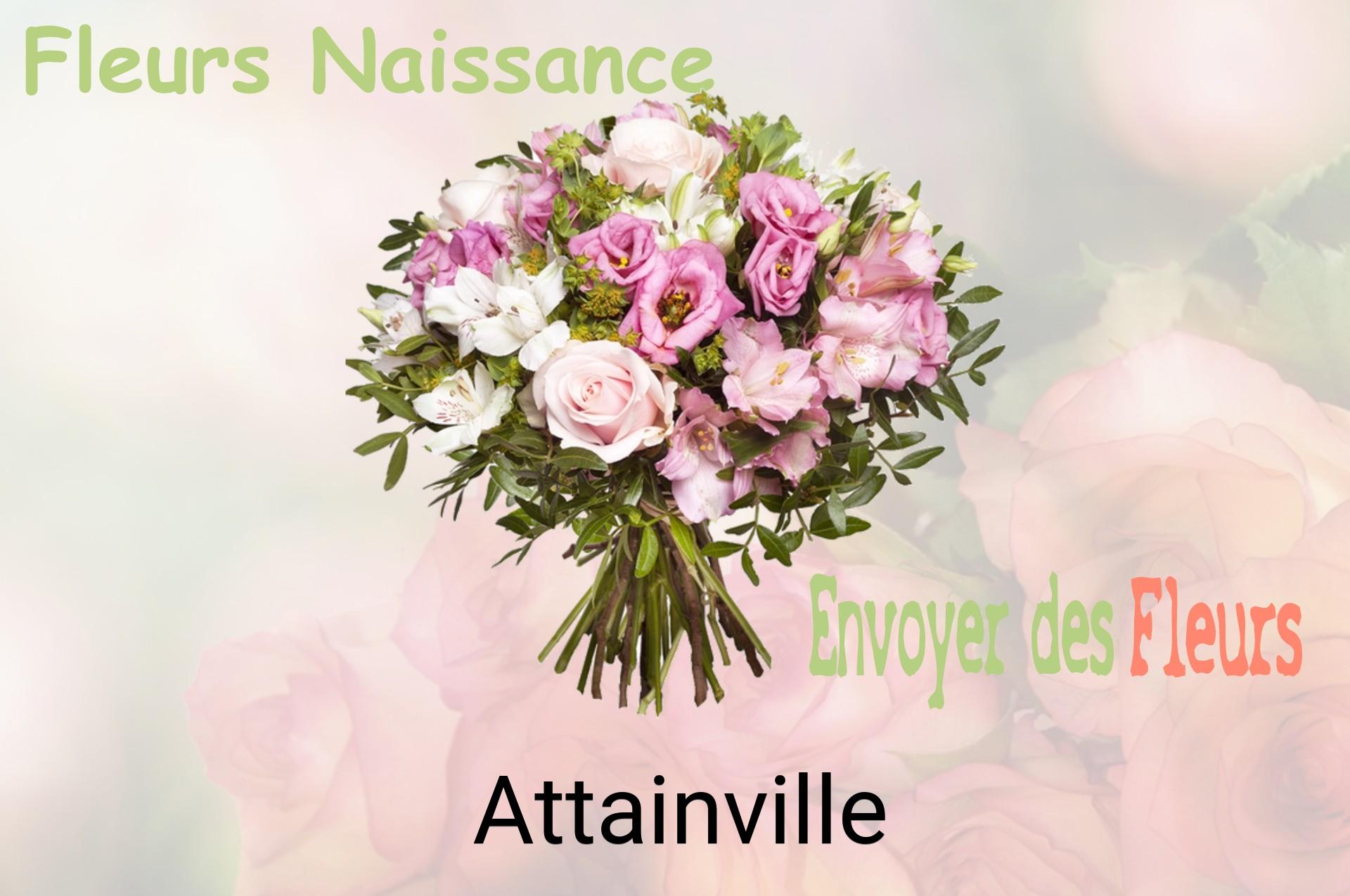 Bouquet de fleurs de naissance livré à Attainville